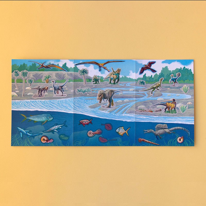 Creative activity with stickers